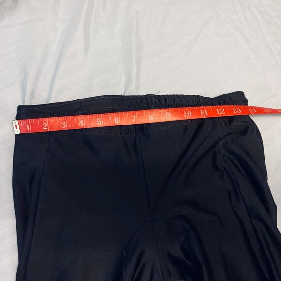 USA Made Unisex Cushion Padded Performance Bike Cycling Tights Leggings XL Black - Picture 9 of 10